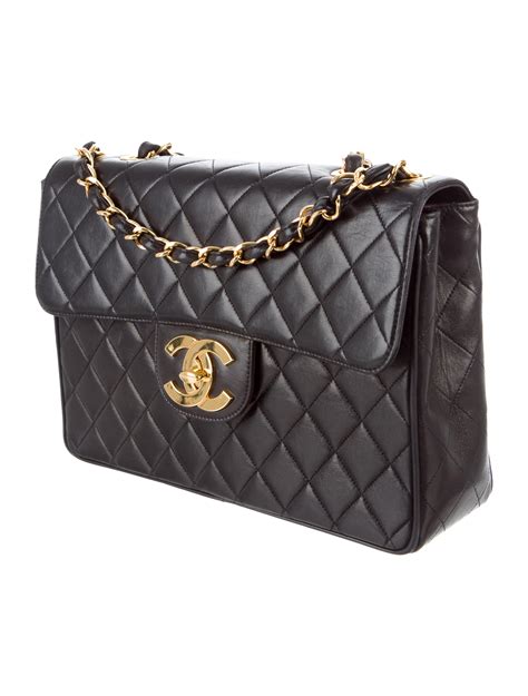 large chanel classic|chanel classic flap jumbo price.